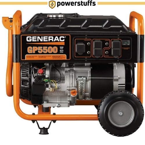 Generac 5939 GP5500 5500 Gas Powered Portable Generator