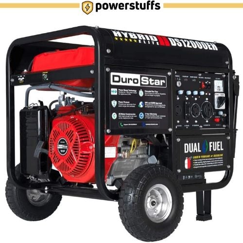 DuroStar DS12000EH Dual Fuel Portable Generator